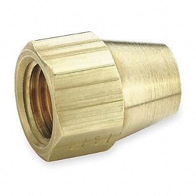 Short Nut 45deg Brass Tube 1/2 in PK10