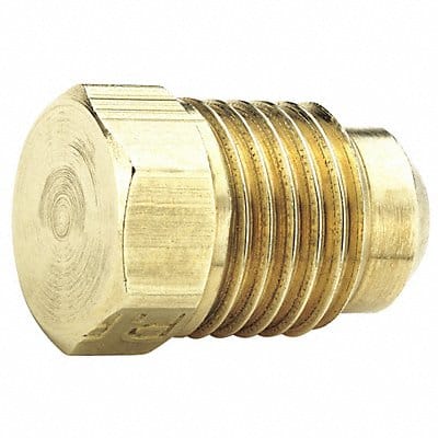 Plug Brass Tube 3/8 in 5/8-18 PK10