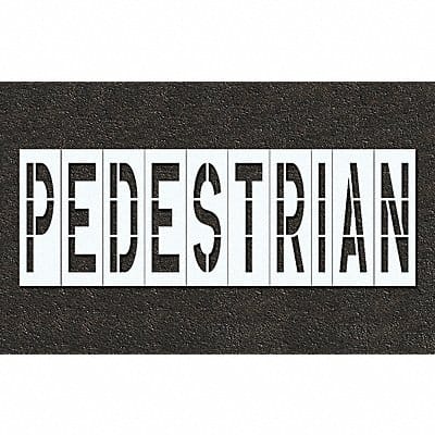 Pavement Stencil Pedestrian 96 in