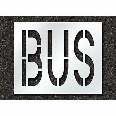 Pavement Stencil Bus 24 in