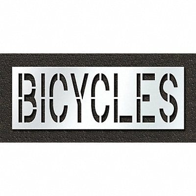 Pavement Stencil Bicycles 24 in