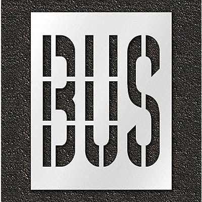 Pavement Stencil Bus 36 in