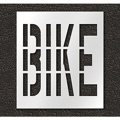 Pavement Stencil Bike 36 in