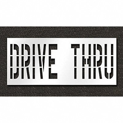 Pavement Stencil Drive Thru 36 in