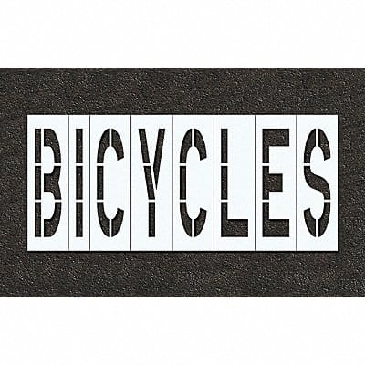 Pavement Stencil Bicycles 48 in