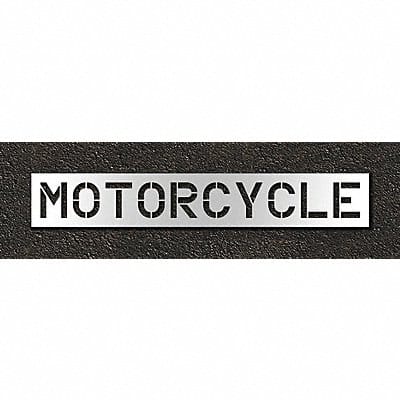 Pavement Stencil Motorcycle 12 in