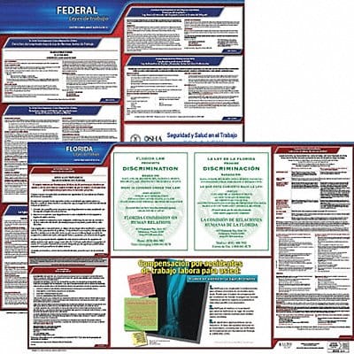 Labor Law Poster Kit FL Spanish 35 in W