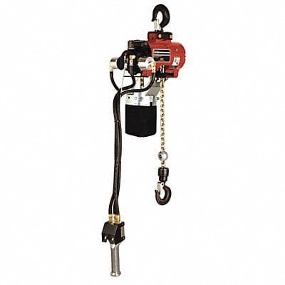 Air Chain Hoist 550 lb Cap. 10 ft Lift