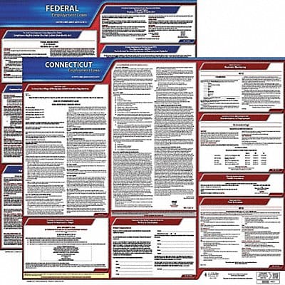 Labor Law Poster Kit CT English 27 in W