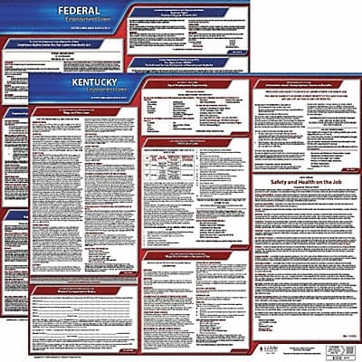 Labor Law Poster Kit KY English 27 in W