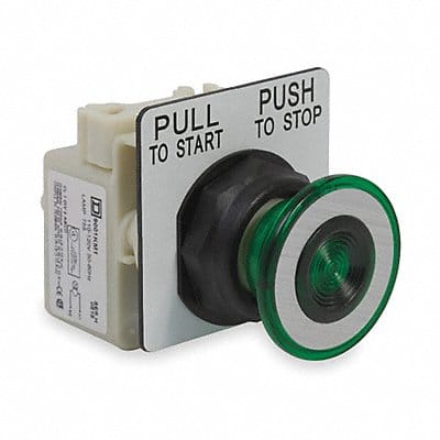 Illum Push Button Operator 30mm Green