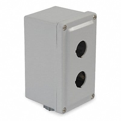 Pushbutton Enclosure 30mm 2 Hole Plastic