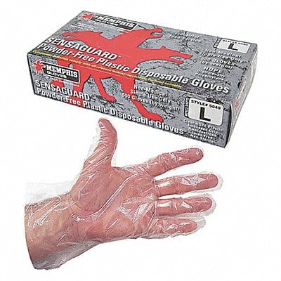 D1863 Disposable Gloves Polyethylene M PK500