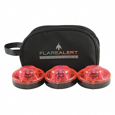 LED Road Flare Kit 0.5 Watt Red