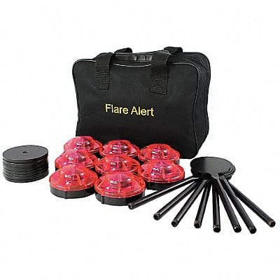 LED Road Flare Kit 0.5 Watt Red