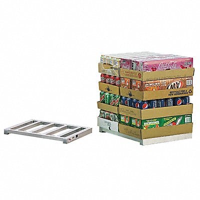 Mini Hand Truck Pallet Silver Two-Way