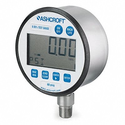 D8581 Digital Pressure Gauge Size 3 In 600 PSI