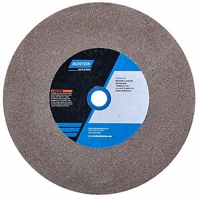 Grinding Wheel 12 in Dia AO 24 G Brown