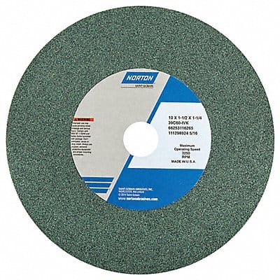 Grinding Wheel 10 in Dia SC 60 G Green