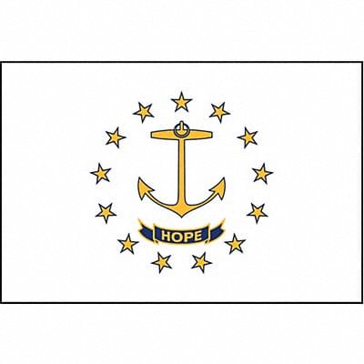 D3761 Rhode Island State Flag 3x5 Ft