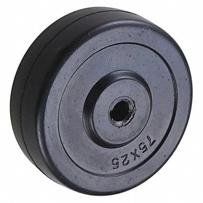 Solid RBBR Wheel 3 125 lb.