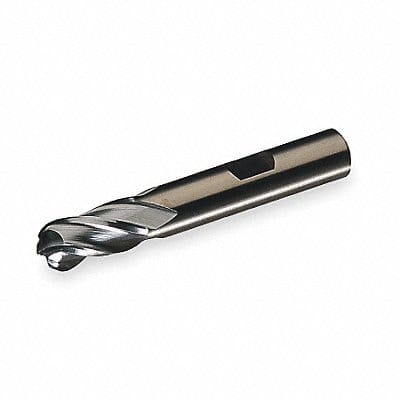 Ball End Mill Single End 1/8 Cobalt