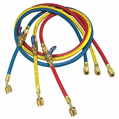 Manifold Hose Set 60 In Red Yellow Blue