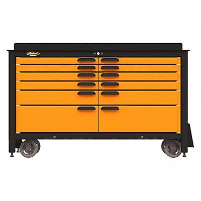 Rolling Tool Cabinet Blk Ind Prem Duty