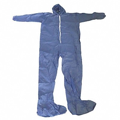 Coveralls XL Blue Polypropylene PK25