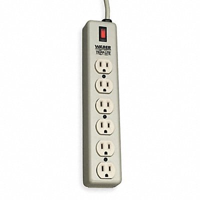 Outlet Strip 6 Outlet 15A 12-1/2 L Beg