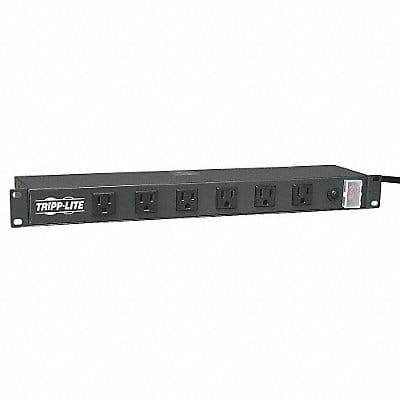 PDU 120V 12 Outlet 15 ft Black