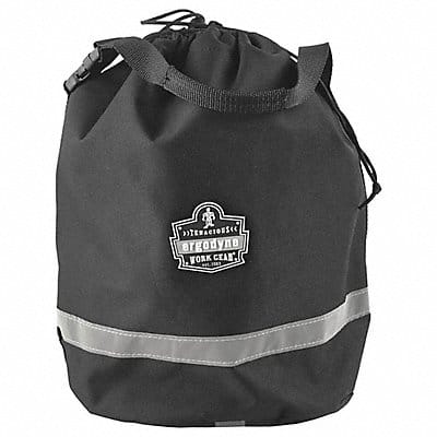 Bucket Bag Polyester Straight Wall Black