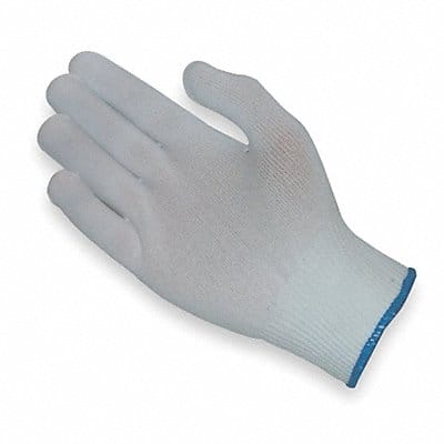 Inspection Gloves White Nylon M PR PK12