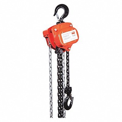 Manual Chain Hoist 2000 lb Lift 15 ft.