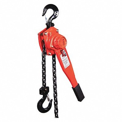 Lever Chain Hoist 3000 lb Lift 5 ft.