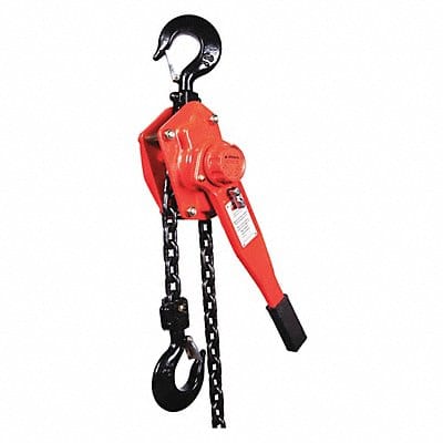 Lever Chain Hoist 6000 lb Lift 10 ft.