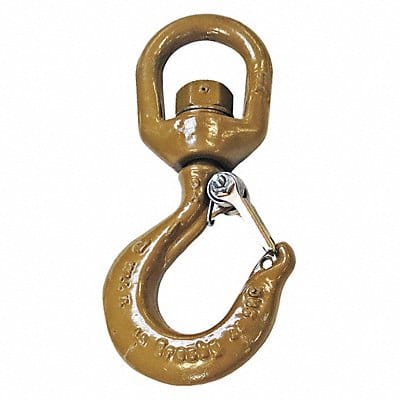 Swivel Hook Alloy Steel 4000 lb Gold