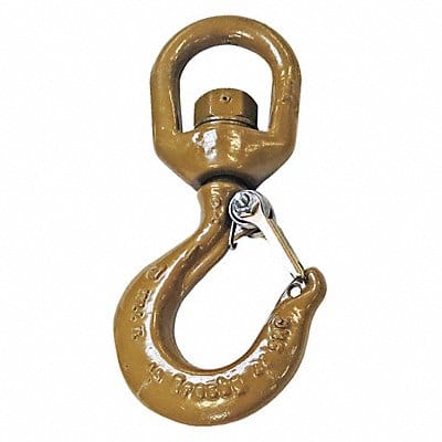 Swivel Hook Alloy Steel 6000 lb Gold