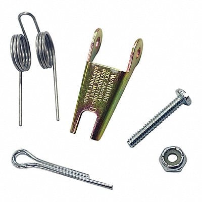 Latch Kit Steel 1-15/32 in 1/2 in