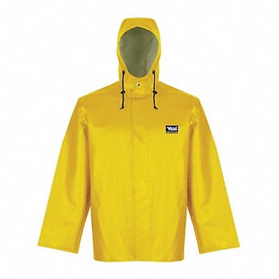 Hooded Rain Jacket Yellow 47 Chst Men XL