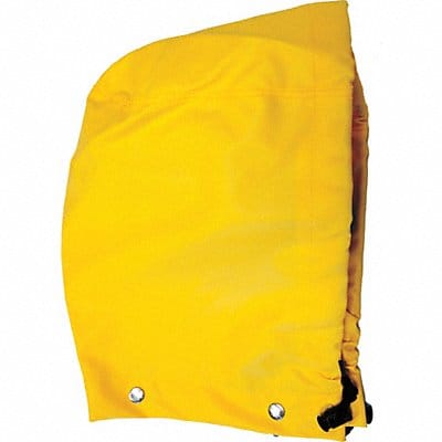 Rain Hood Yellow Snaps Polyester/PVC