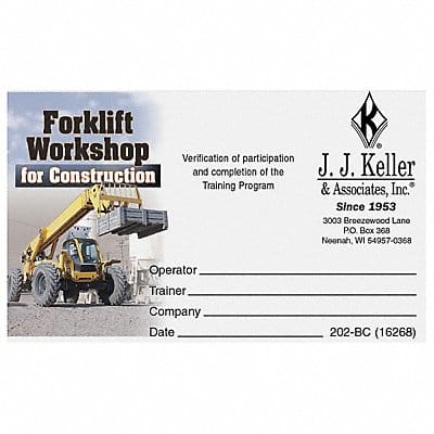 Wallet Card Forklift Workshop PK50