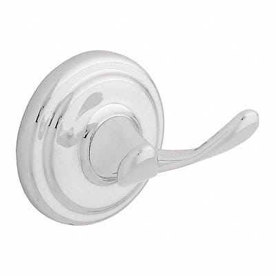 Bathroom Hook Zinc Polished 2 7/8 in W