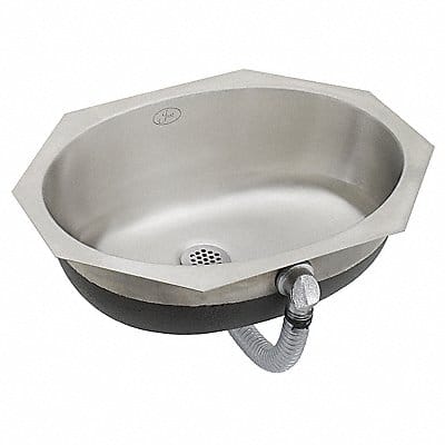 Just Bath Sink Ovl 15-1/2inx11-3/8inx6in