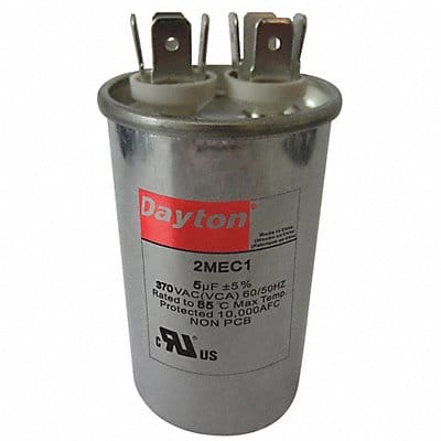 Motor Run Capacitor 5 MFD 3 5/16  H