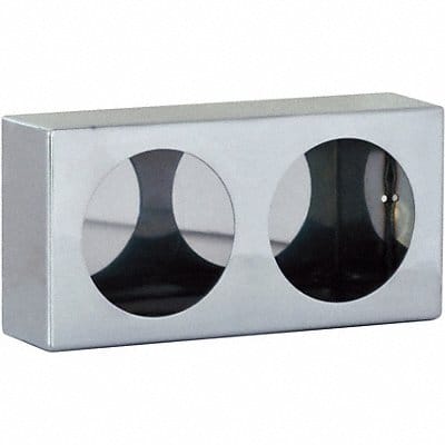 Dual RoundLight Box 6x12x3 in SST