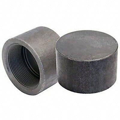 Round Cap Forged Steel 1/8 in FNPT