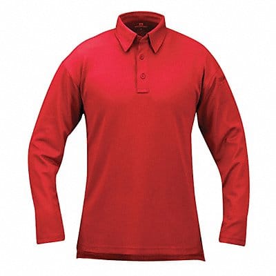 Tactical Polo XL Long Sleeve Red