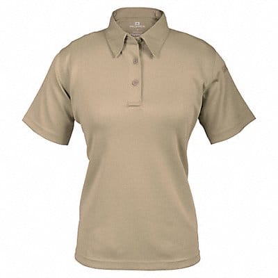 Tactical Polo L Short Sleeve Silver Tan