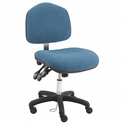 Ergonomic Chair Vinyl Blue